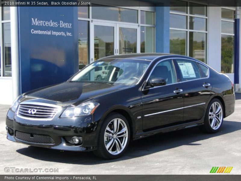 Black Obsidian / Stone 2010 Infiniti M 35 Sedan