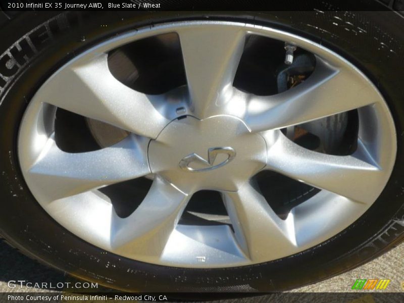 Blue Slate / Wheat 2010 Infiniti EX 35 Journey AWD