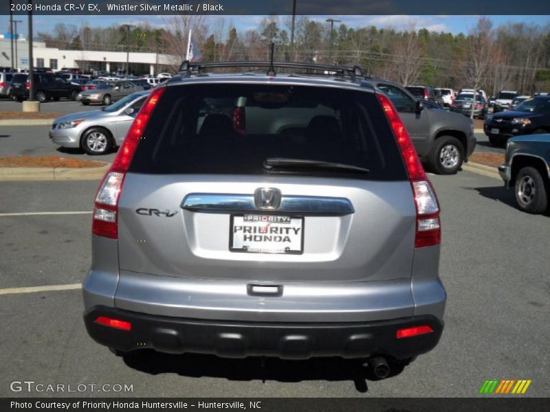 Whistler Silver Metallic / Black 2008 Honda CR-V EX