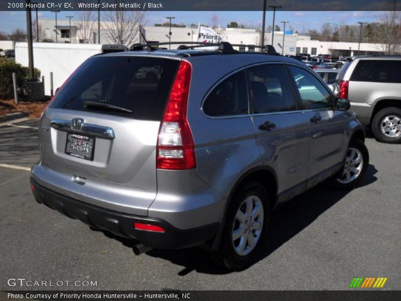 Whistler Silver Metallic / Black 2008 Honda CR-V EX