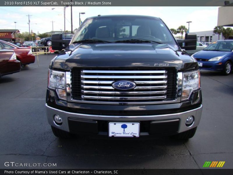 Tuxedo Black / Medium Stone 2010 Ford F150 XLT SuperCab