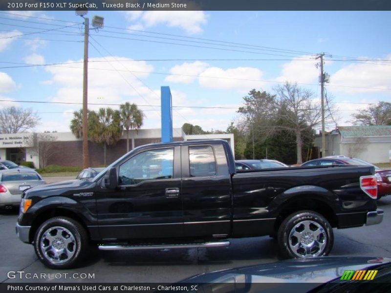 Tuxedo Black / Medium Stone 2010 Ford F150 XLT SuperCab