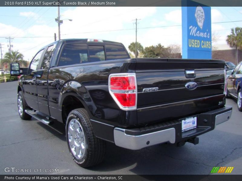 Tuxedo Black / Medium Stone 2010 Ford F150 XLT SuperCab