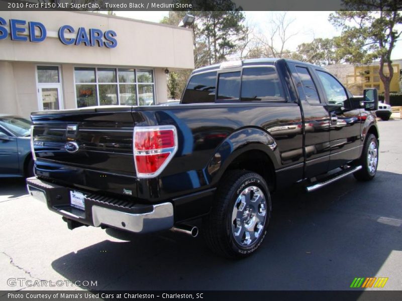 Tuxedo Black / Medium Stone 2010 Ford F150 XLT SuperCab