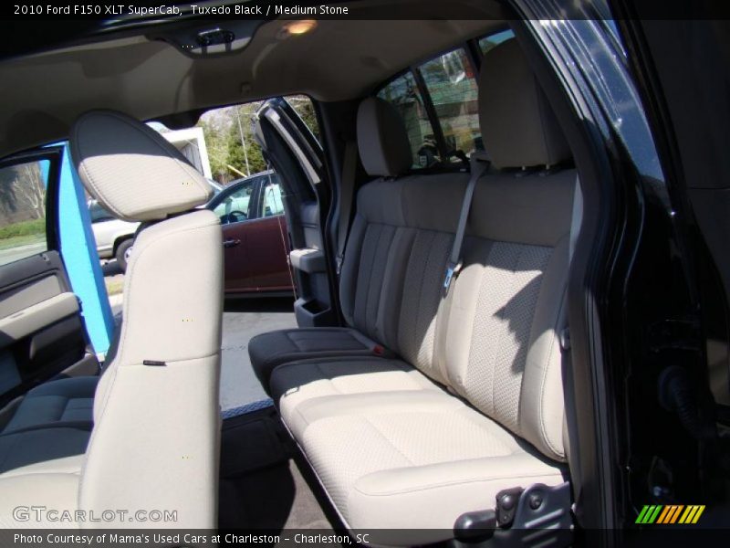 Tuxedo Black / Medium Stone 2010 Ford F150 XLT SuperCab