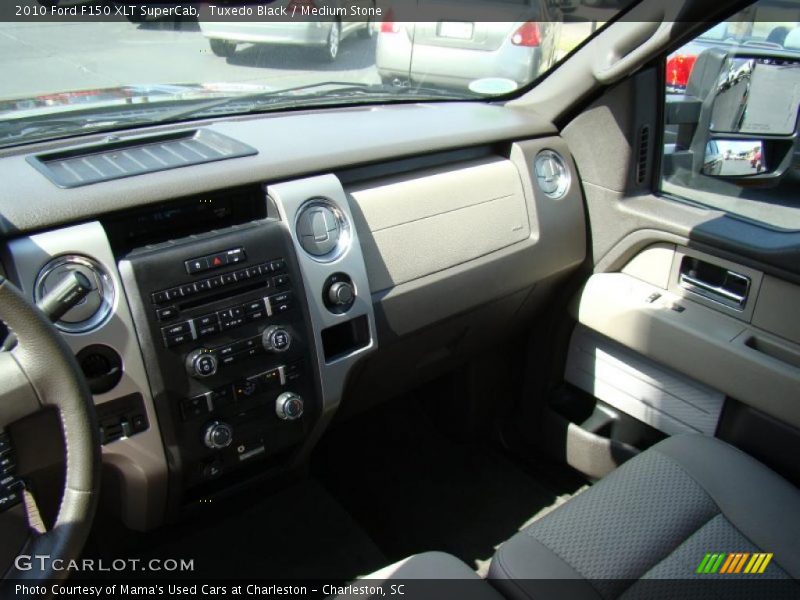 Tuxedo Black / Medium Stone 2010 Ford F150 XLT SuperCab