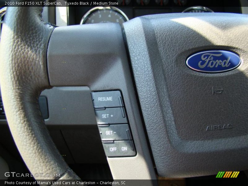 Tuxedo Black / Medium Stone 2010 Ford F150 XLT SuperCab