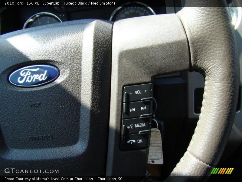 Tuxedo Black / Medium Stone 2010 Ford F150 XLT SuperCab