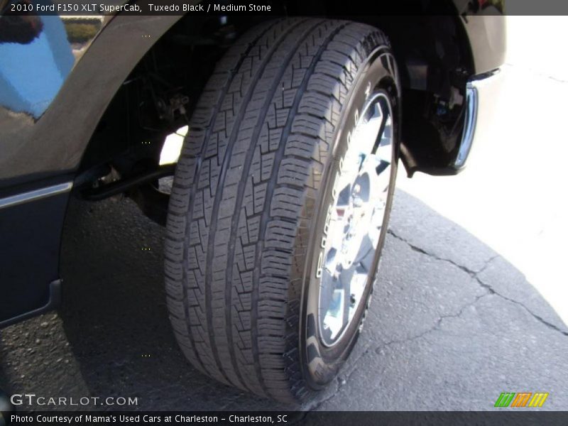 Tuxedo Black / Medium Stone 2010 Ford F150 XLT SuperCab