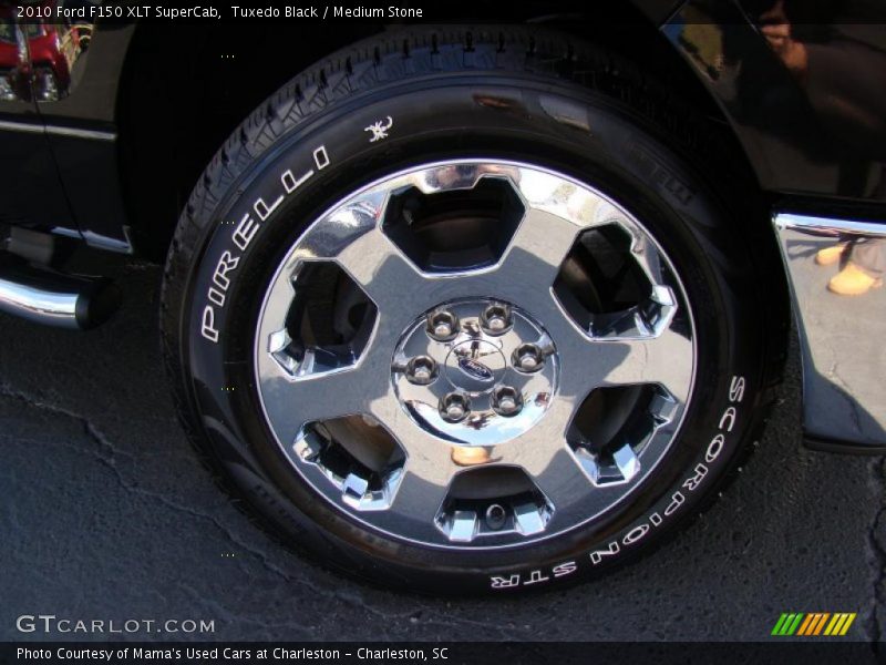 Tuxedo Black / Medium Stone 2010 Ford F150 XLT SuperCab