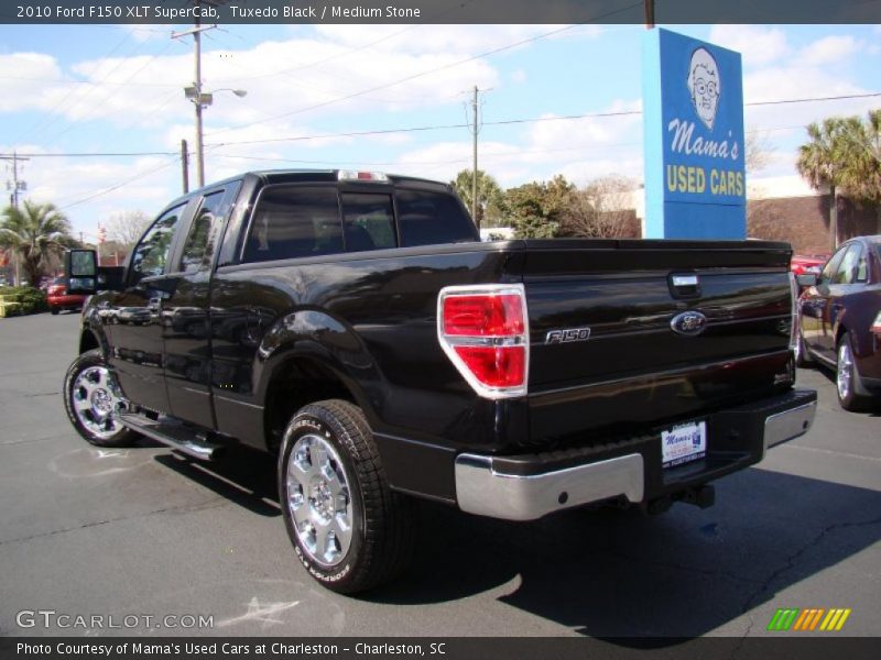 Tuxedo Black / Medium Stone 2010 Ford F150 XLT SuperCab