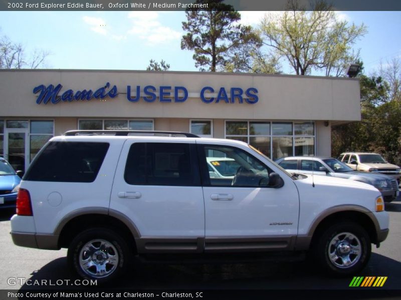 Oxford White / Medium Parchment 2002 Ford Explorer Eddie Bauer
