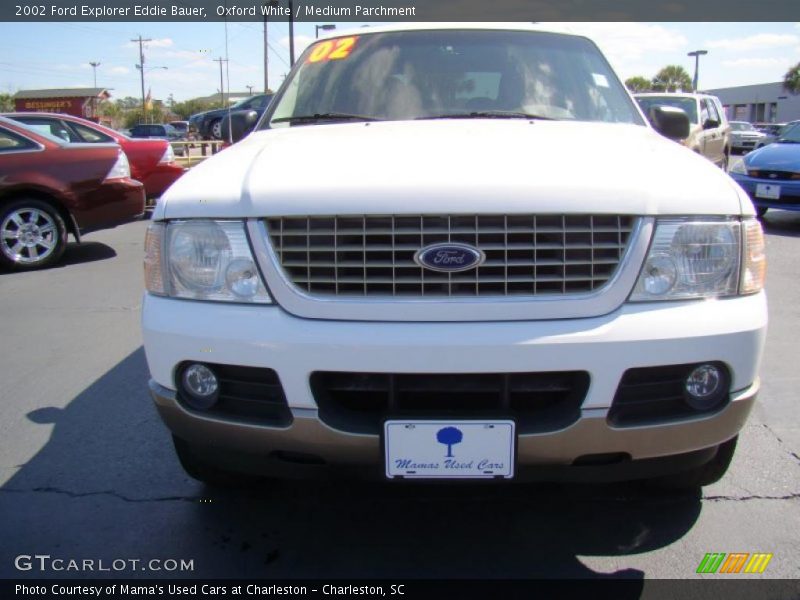 Oxford White / Medium Parchment 2002 Ford Explorer Eddie Bauer
