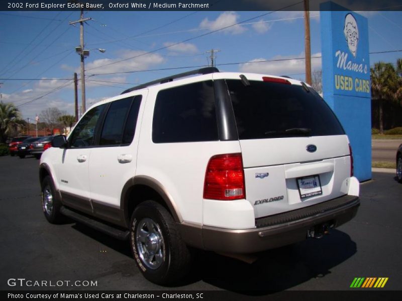 Oxford White / Medium Parchment 2002 Ford Explorer Eddie Bauer