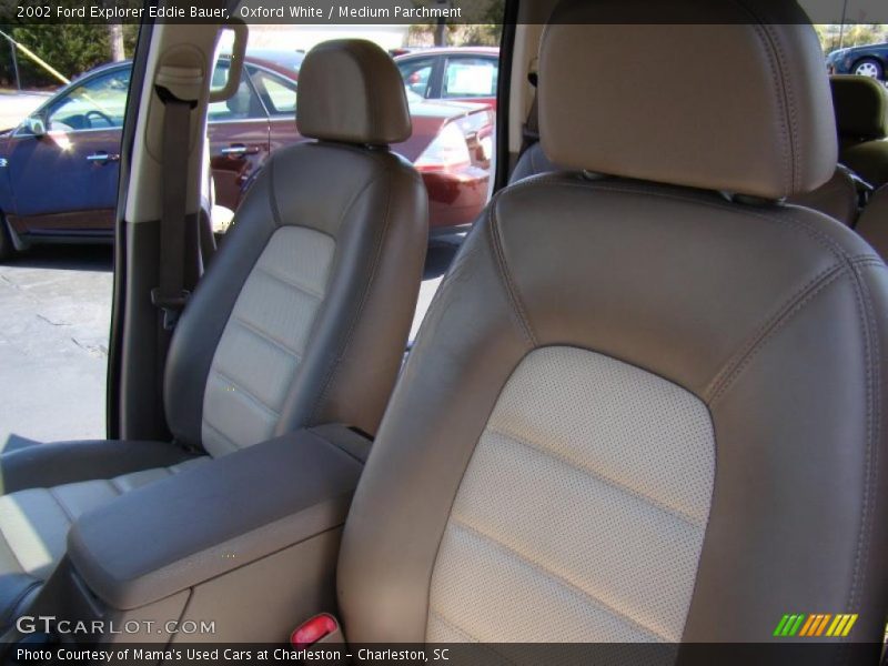 Oxford White / Medium Parchment 2002 Ford Explorer Eddie Bauer