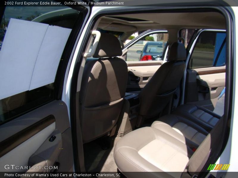 Oxford White / Medium Parchment 2002 Ford Explorer Eddie Bauer