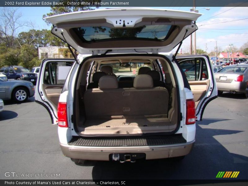 Oxford White / Medium Parchment 2002 Ford Explorer Eddie Bauer