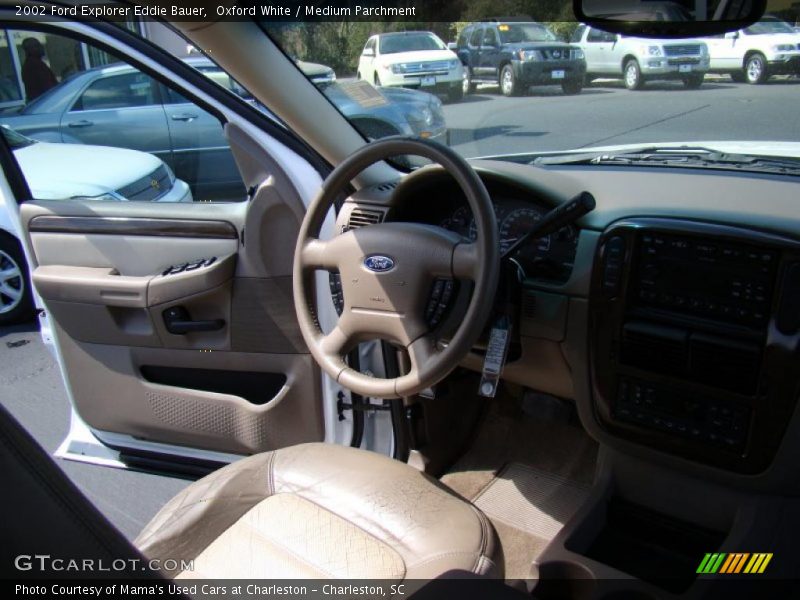 Oxford White / Medium Parchment 2002 Ford Explorer Eddie Bauer