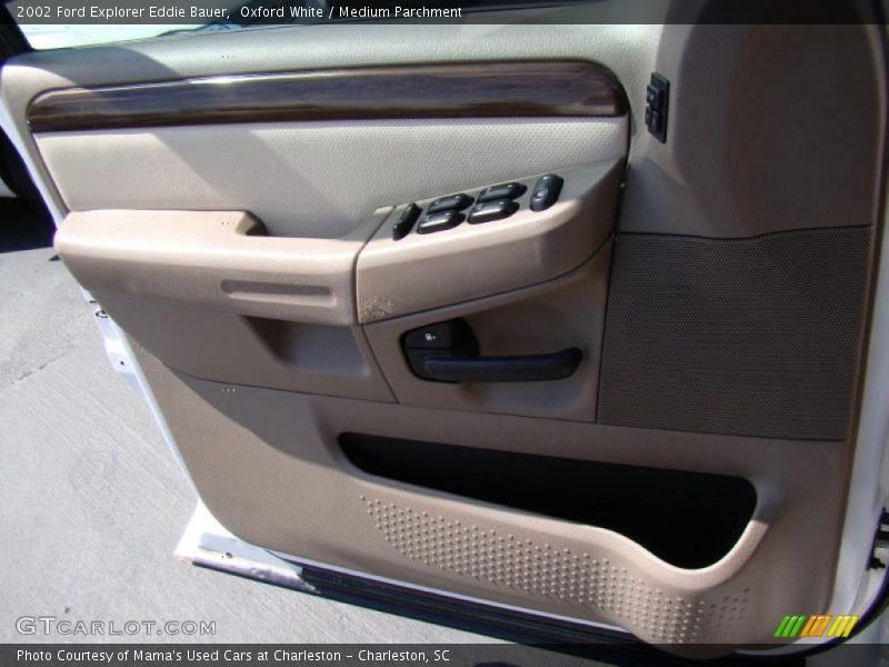 Oxford White / Medium Parchment 2002 Ford Explorer Eddie Bauer