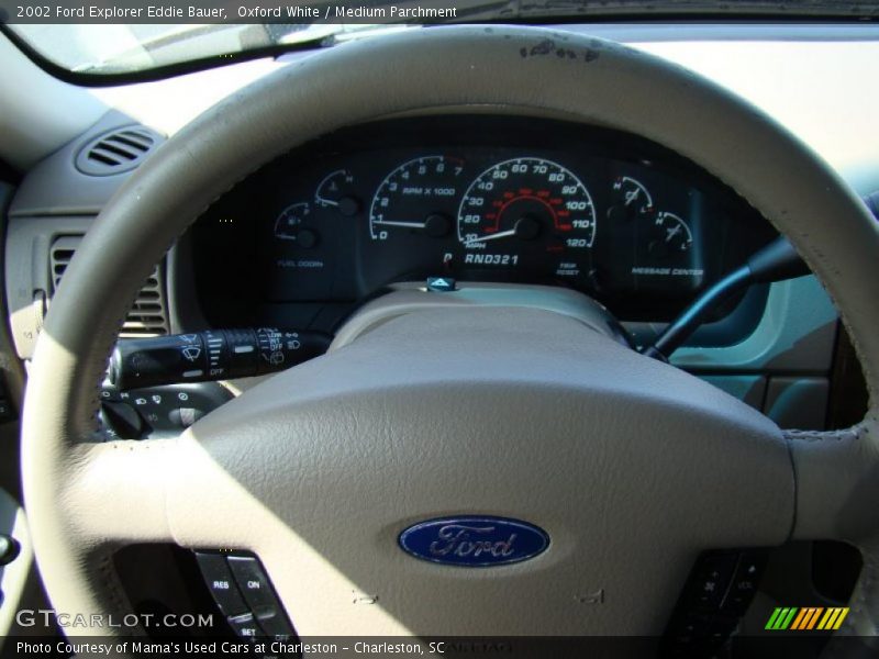 Oxford White / Medium Parchment 2002 Ford Explorer Eddie Bauer