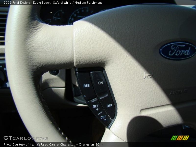 Oxford White / Medium Parchment 2002 Ford Explorer Eddie Bauer