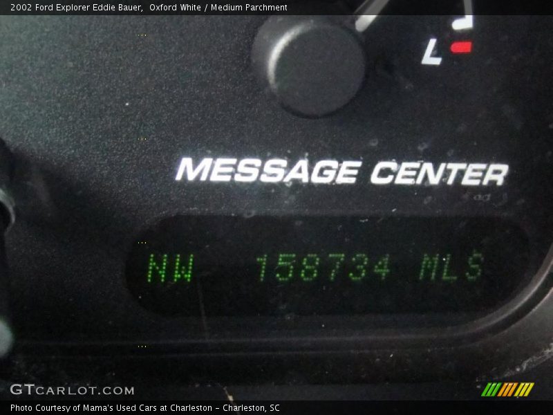 Oxford White / Medium Parchment 2002 Ford Explorer Eddie Bauer