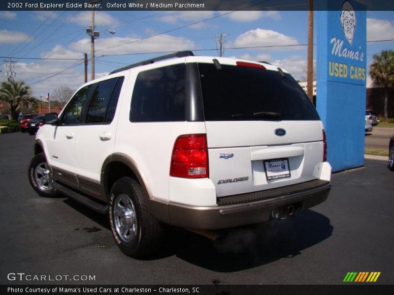 Oxford White / Medium Parchment 2002 Ford Explorer Eddie Bauer