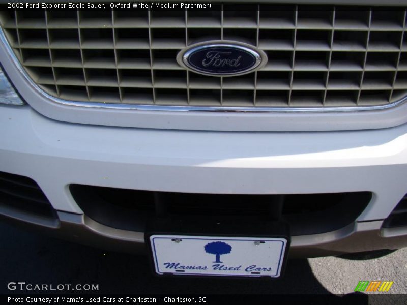 Oxford White / Medium Parchment 2002 Ford Explorer Eddie Bauer