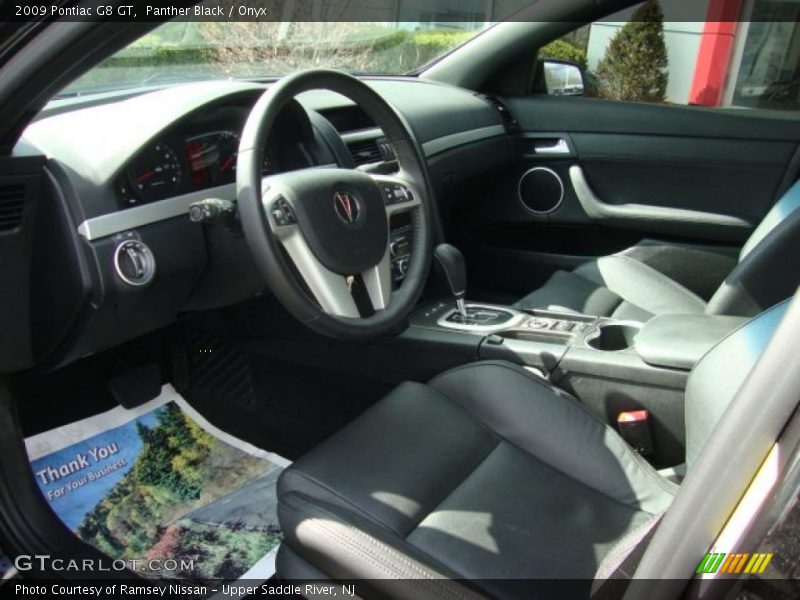  2009 G8 GT Onyx Interior