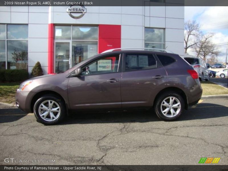 Iridium Graphite / Black 2009 Nissan Rogue SL AWD