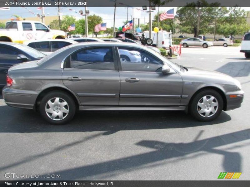 Slate Gray / Black 2004 Hyundai Sonata GLS