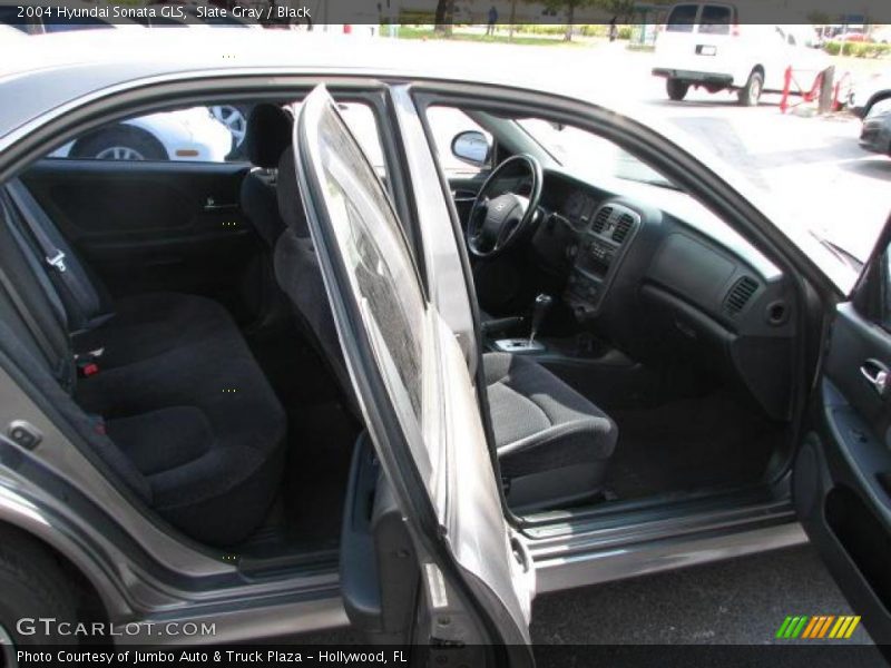 Slate Gray / Black 2004 Hyundai Sonata GLS
