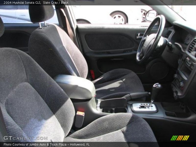 Slate Gray / Black 2004 Hyundai Sonata GLS