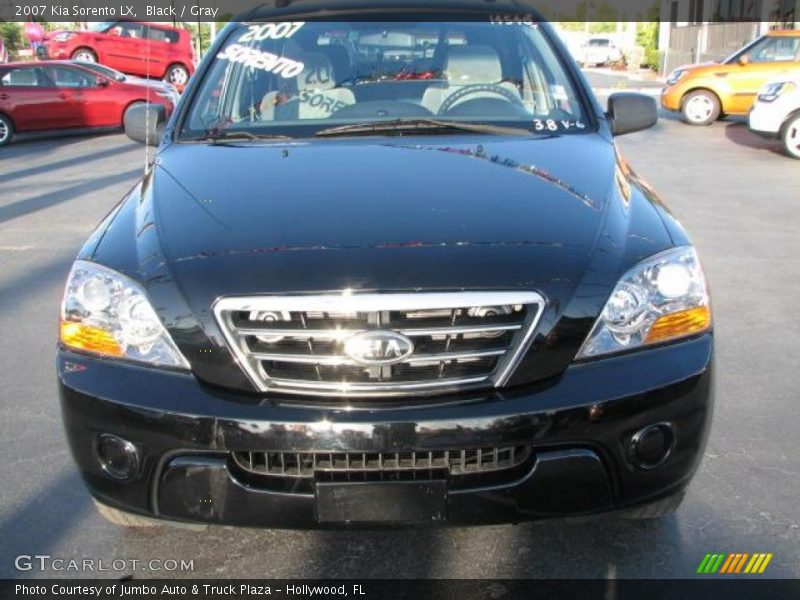 Black / Gray 2007 Kia Sorento LX