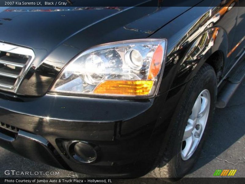 Black / Gray 2007 Kia Sorento LX