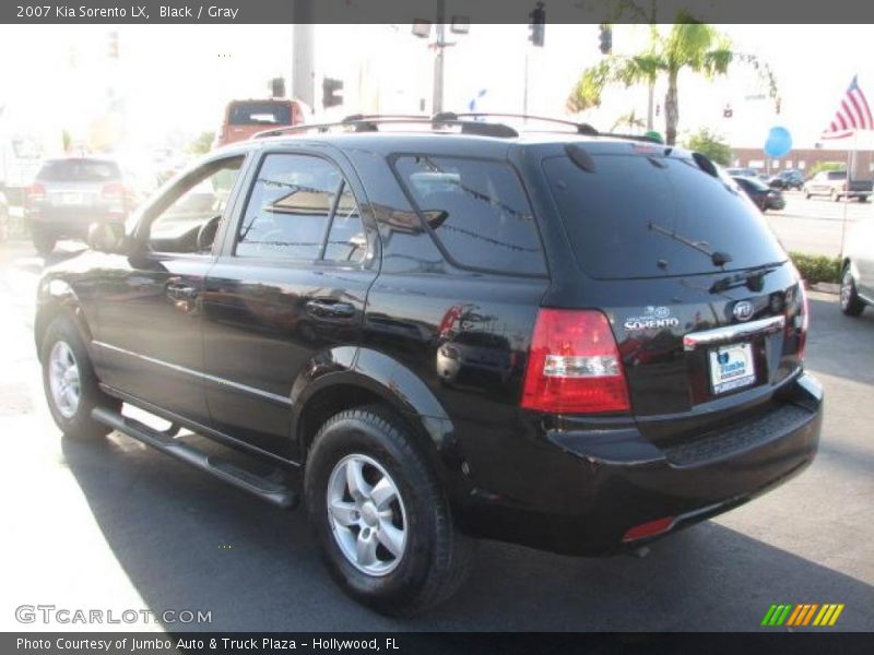 Black / Gray 2007 Kia Sorento LX