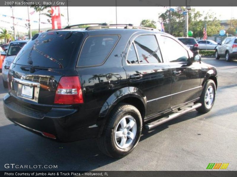 Black / Gray 2007 Kia Sorento LX