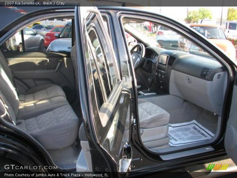 Black / Gray 2007 Kia Sorento LX