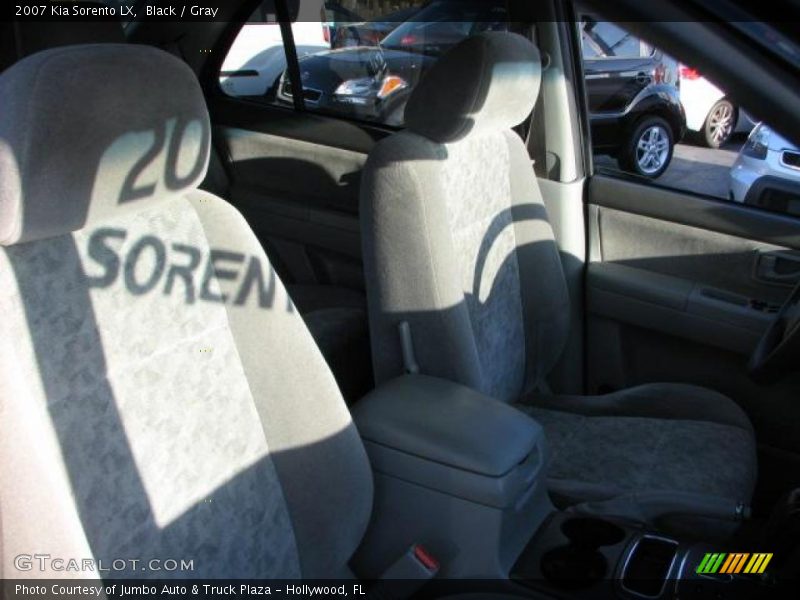 Black / Gray 2007 Kia Sorento LX