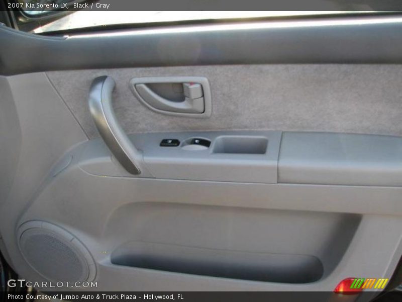 Black / Gray 2007 Kia Sorento LX
