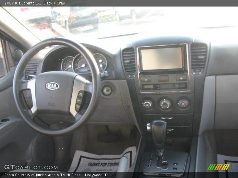 Black / Gray 2007 Kia Sorento LX