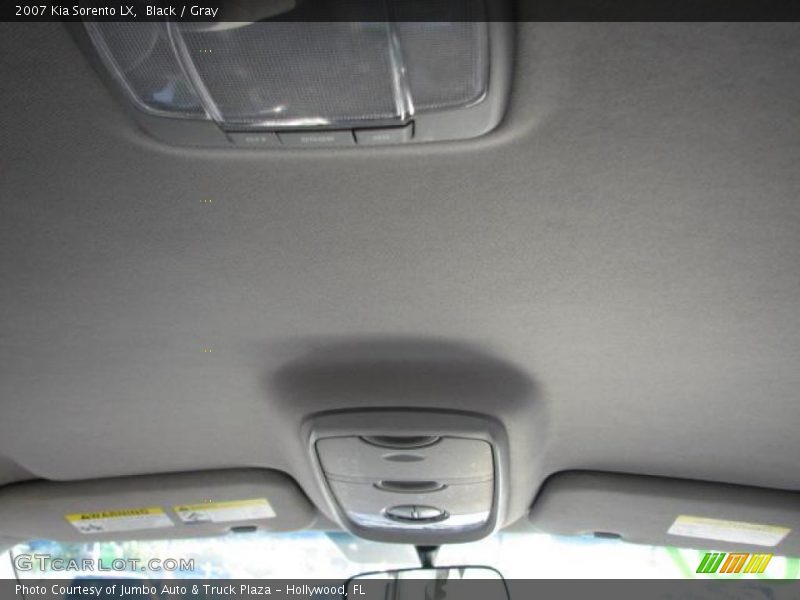 Black / Gray 2007 Kia Sorento LX