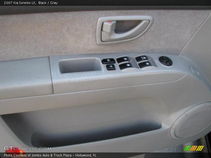 Black / Gray 2007 Kia Sorento LX