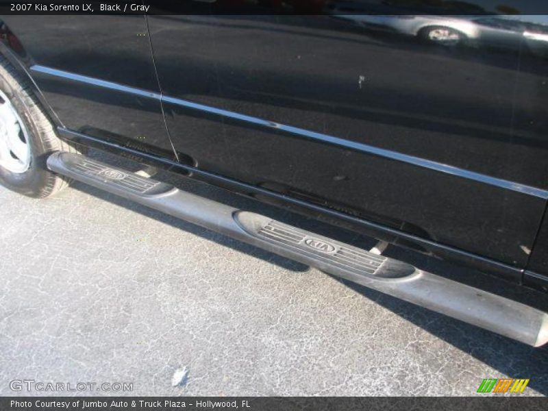 Black / Gray 2007 Kia Sorento LX