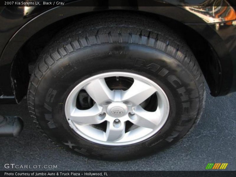 Black / Gray 2007 Kia Sorento LX
