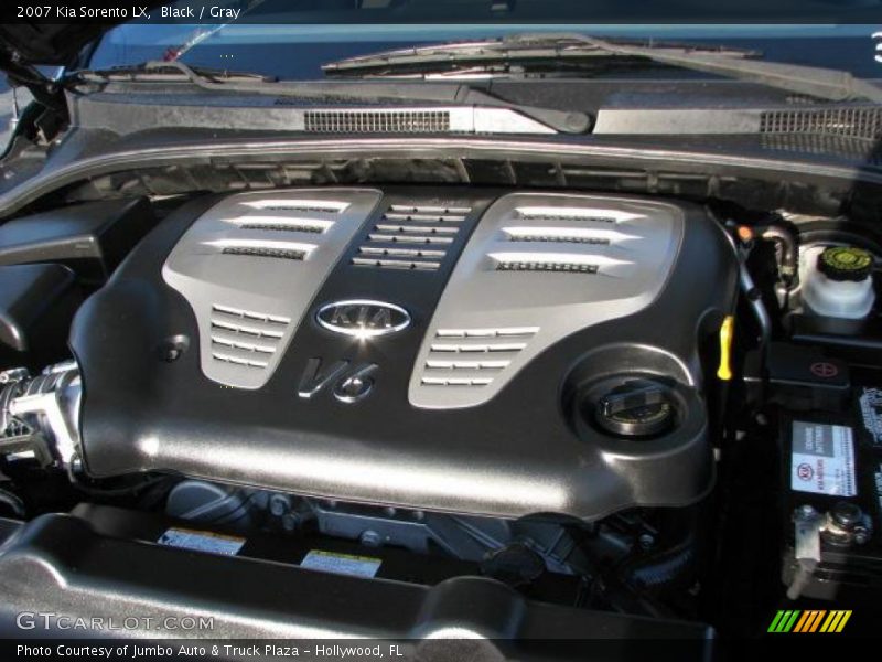 Black / Gray 2007 Kia Sorento LX