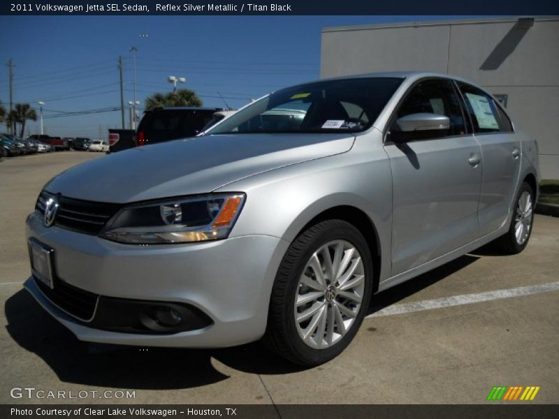 Reflex Silver Metallic / Titan Black 2011 Volkswagen Jetta SEL Sedan