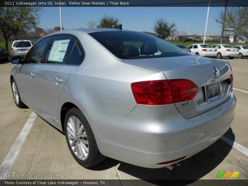 Reflex Silver Metallic / Titan Black 2011 Volkswagen Jetta SEL Sedan