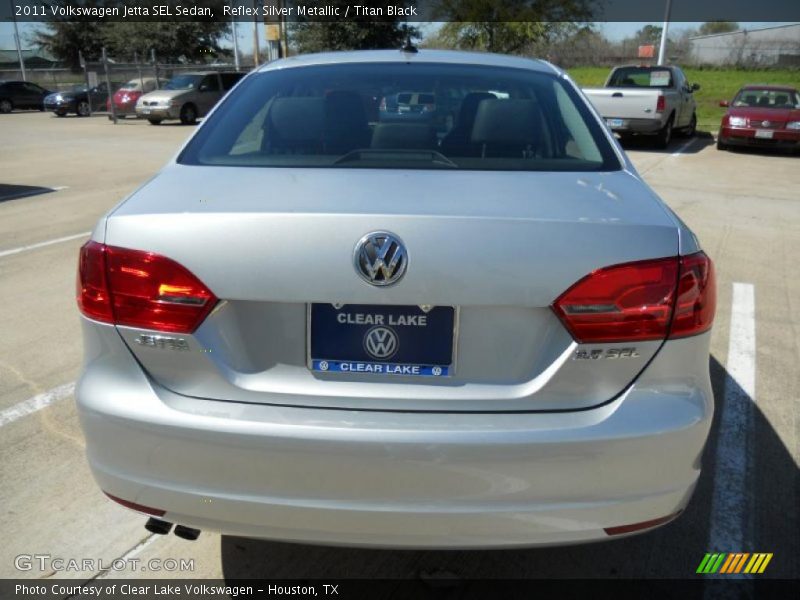 Reflex Silver Metallic / Titan Black 2011 Volkswagen Jetta SEL Sedan