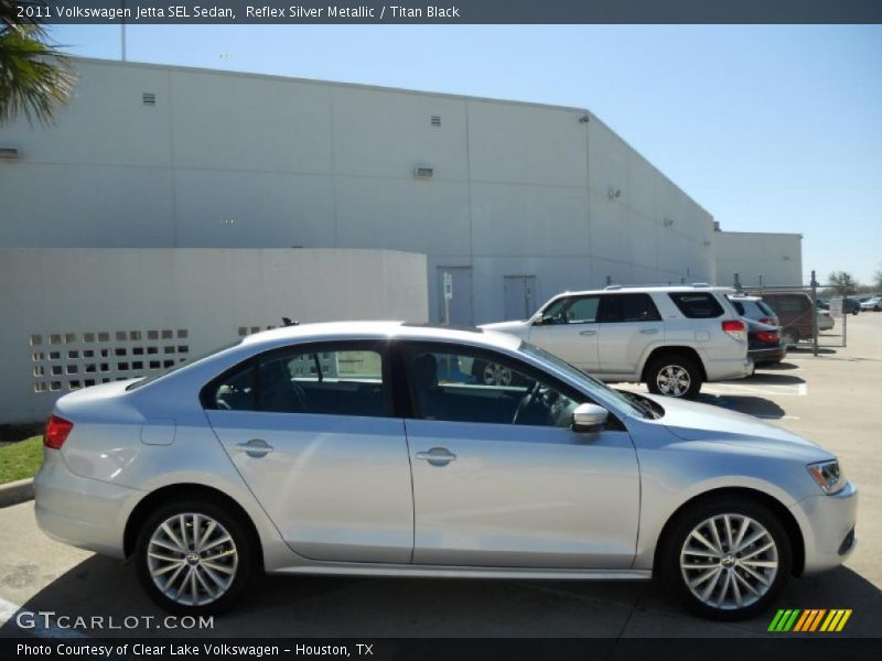 Reflex Silver Metallic / Titan Black 2011 Volkswagen Jetta SEL Sedan